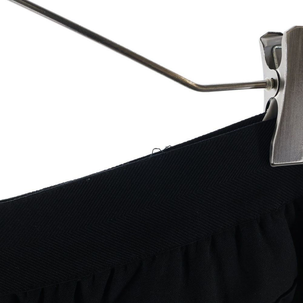 Celine Side Line Rayon Acetate Easy Tapered Pants Black — view 5