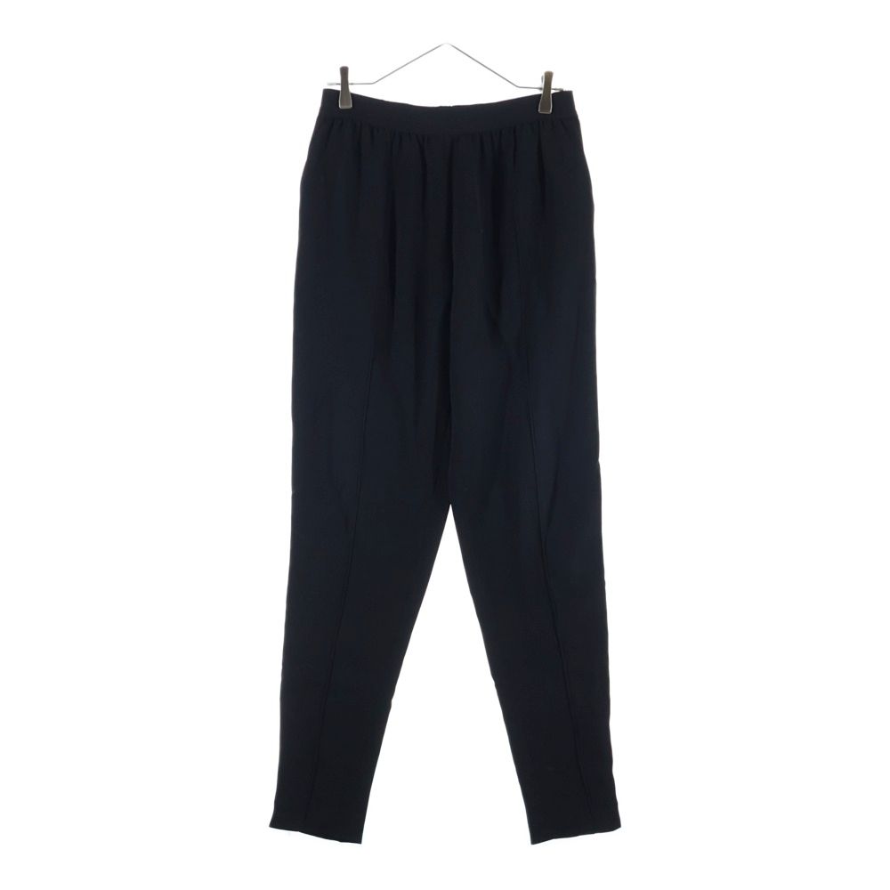 Celine Side Line Rayon Acetate Easy Tapered Pants Black