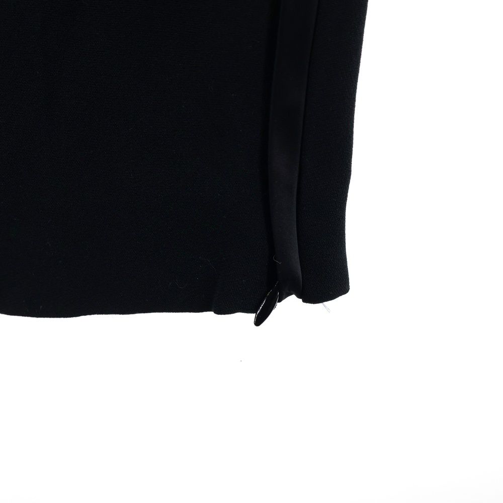 Celine Side Line Rayon Acetate Easy Tapered Pants Black — view 6