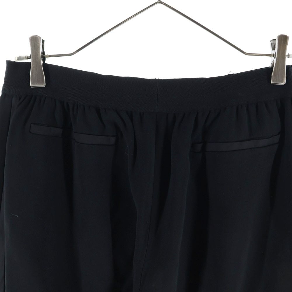 Celine Side Line Rayon Acetate Easy Tapered Pants Black — view 4