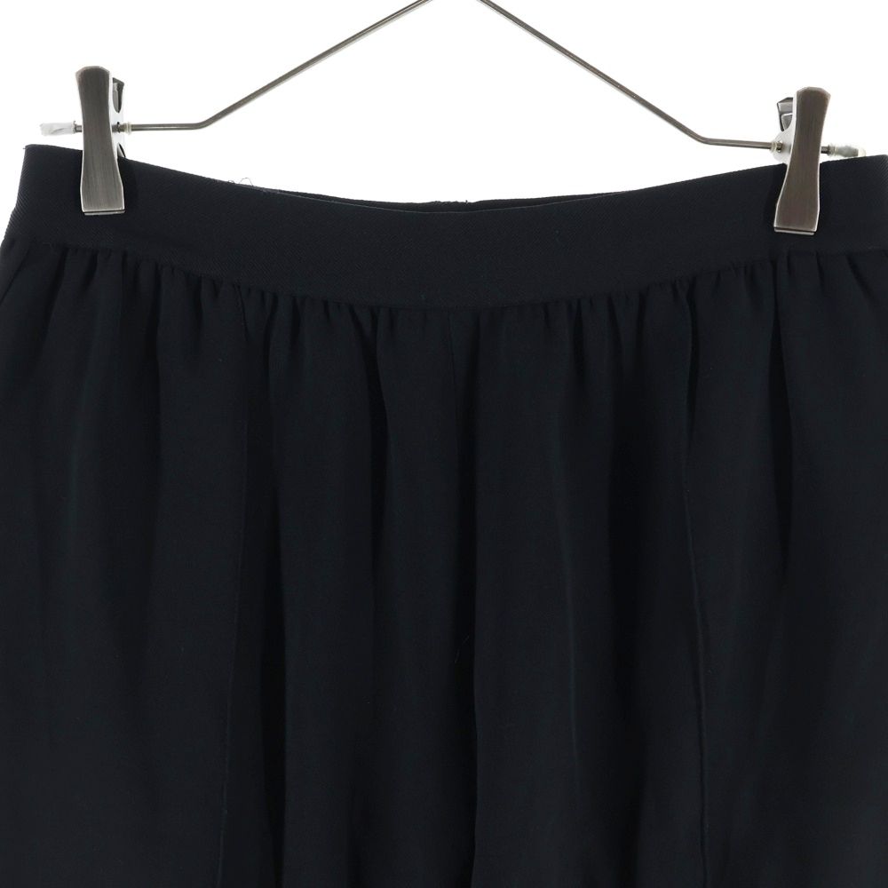 Celine Side Line Rayon Acetate Easy Tapered Pants Black — view 3