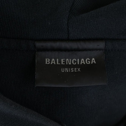 Balenciaga Inside Out Zipup Hoodie Out Zip Black — view 6