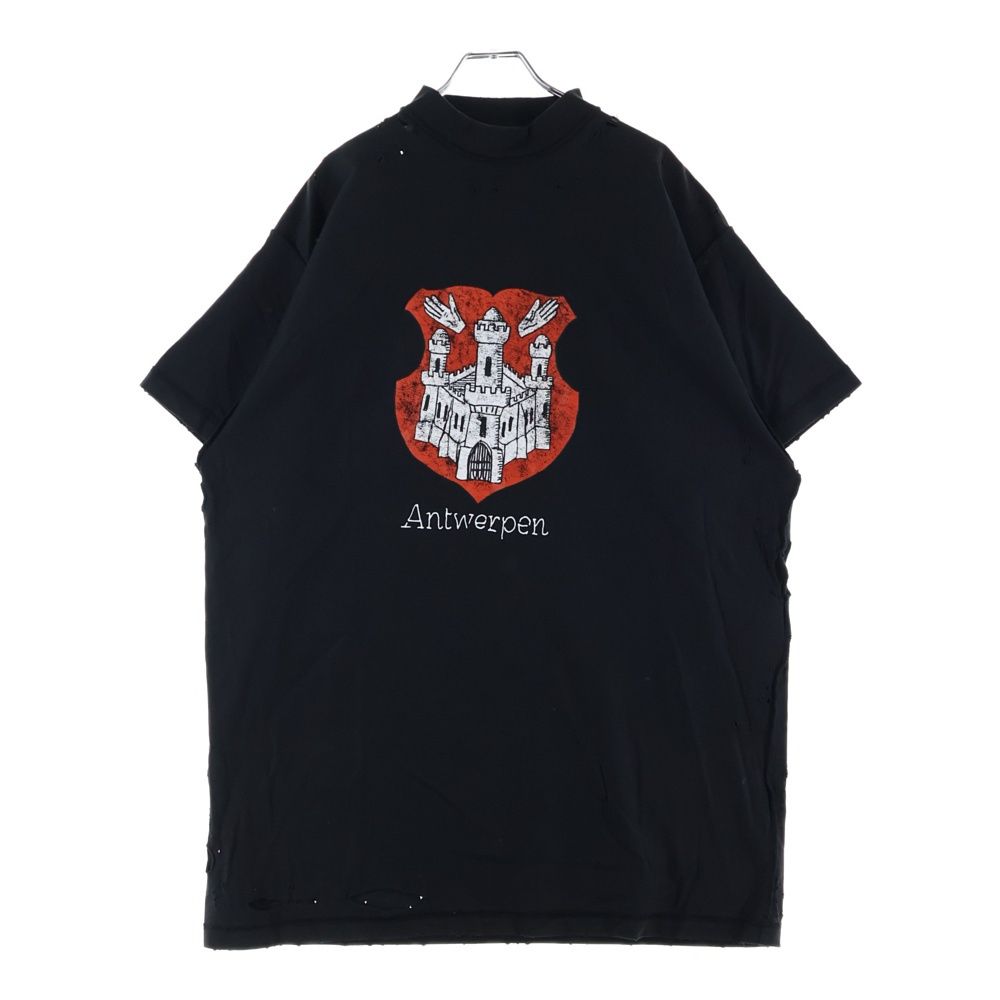 Balenciaga Antwerpen Inside Out T-Shirt Distressed Short Sleeve