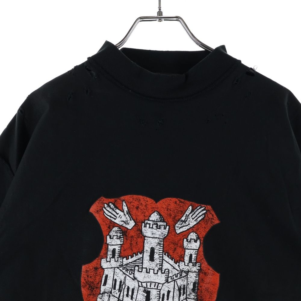 Balenciaga Antwerpen Inside Out T-Shirt Distressed Short Sleeve — view 3