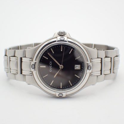 Gucci Quartz Watch Black Dial SS — view 2