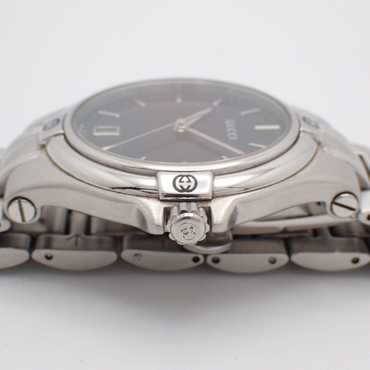 Gucci Quartz Watch Black Dial SS — view 7