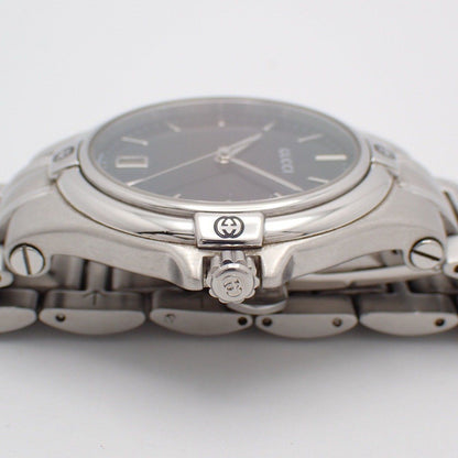 Gucci Quartz Watch Black Dial SS — view 7