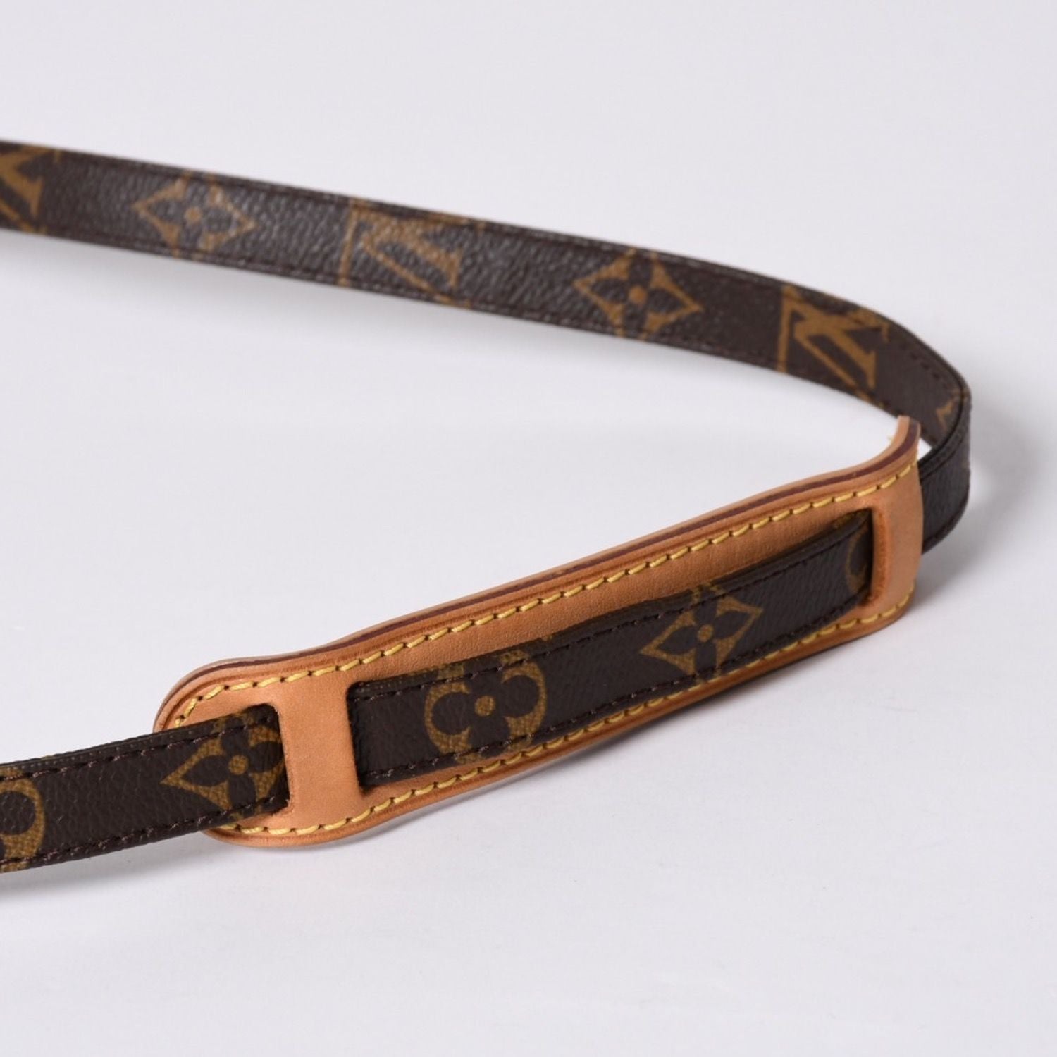 Louis Vuitton Shoulder Bag Danube Monogram Brown Gold — view 8