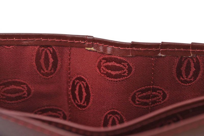 Cartier Fold Wallet Bifold Vintage Must de Cartier Bordeaux — view 7