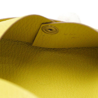 Hermes Calvi Card Case Yellow