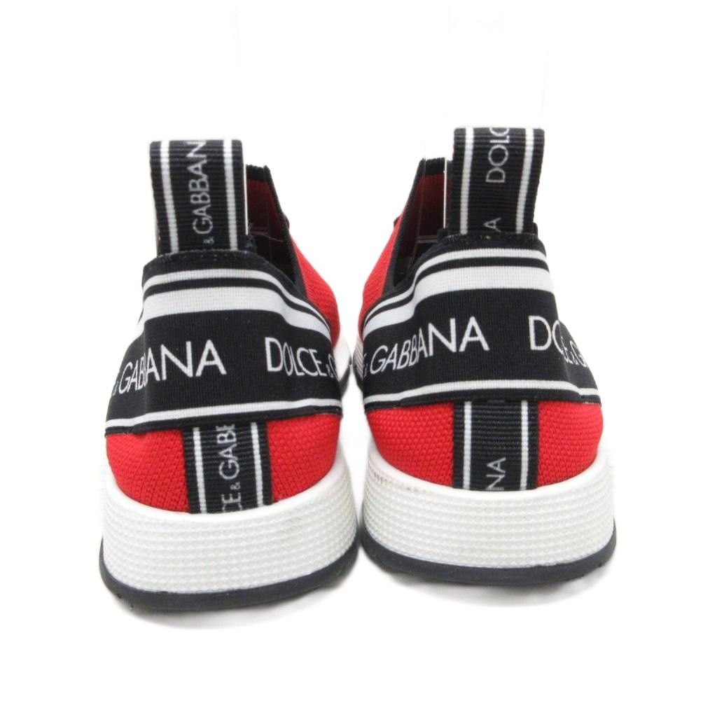 Dolce & Gabbana Sneakers Shoes Slip on Print Red — view 3