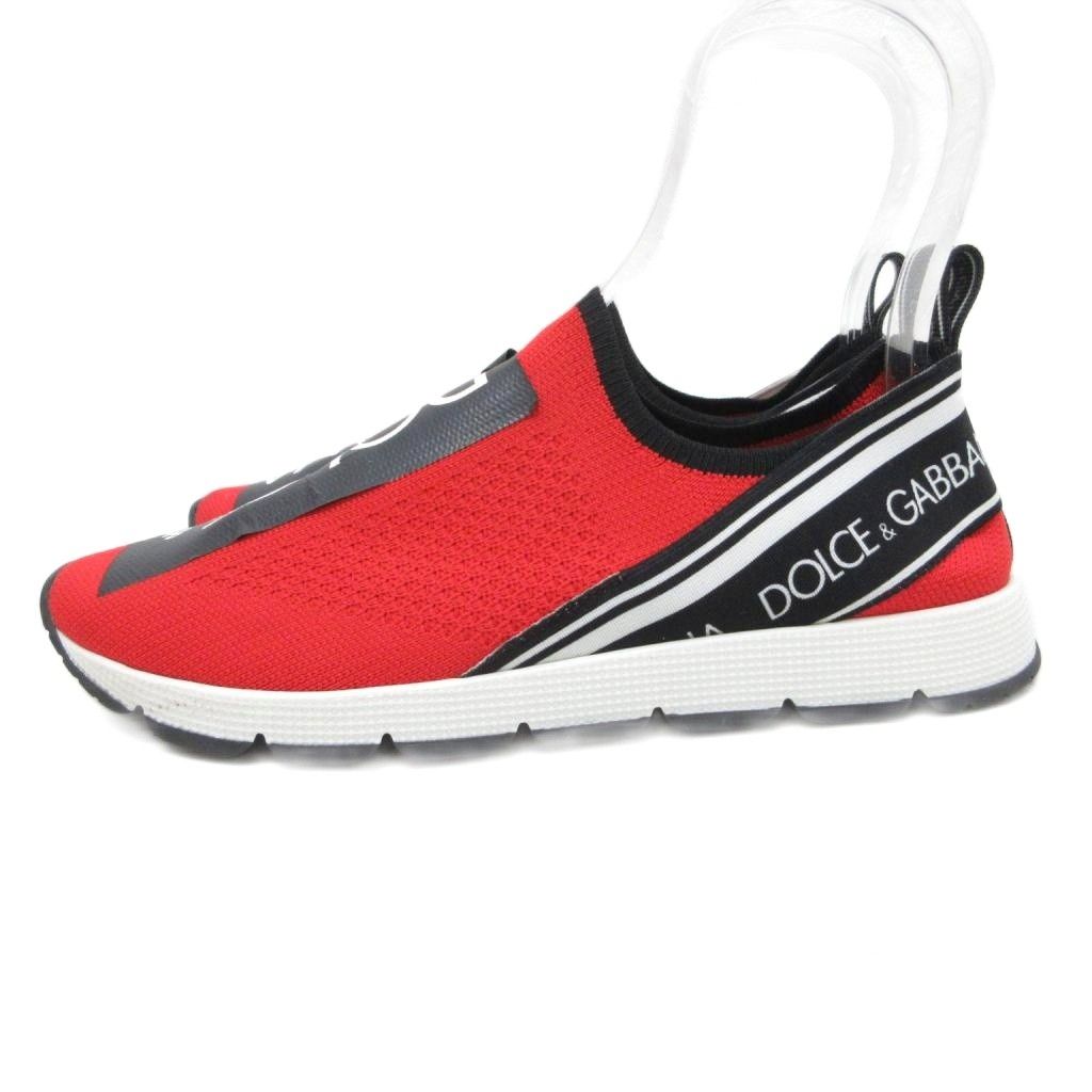 Dolce & Gabbana Sneakers Shoes Slip on Print Red — view 2