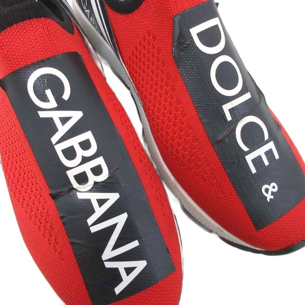 Dolce & Gabbana Sneakers Shoes Slip on Print Red — view 7