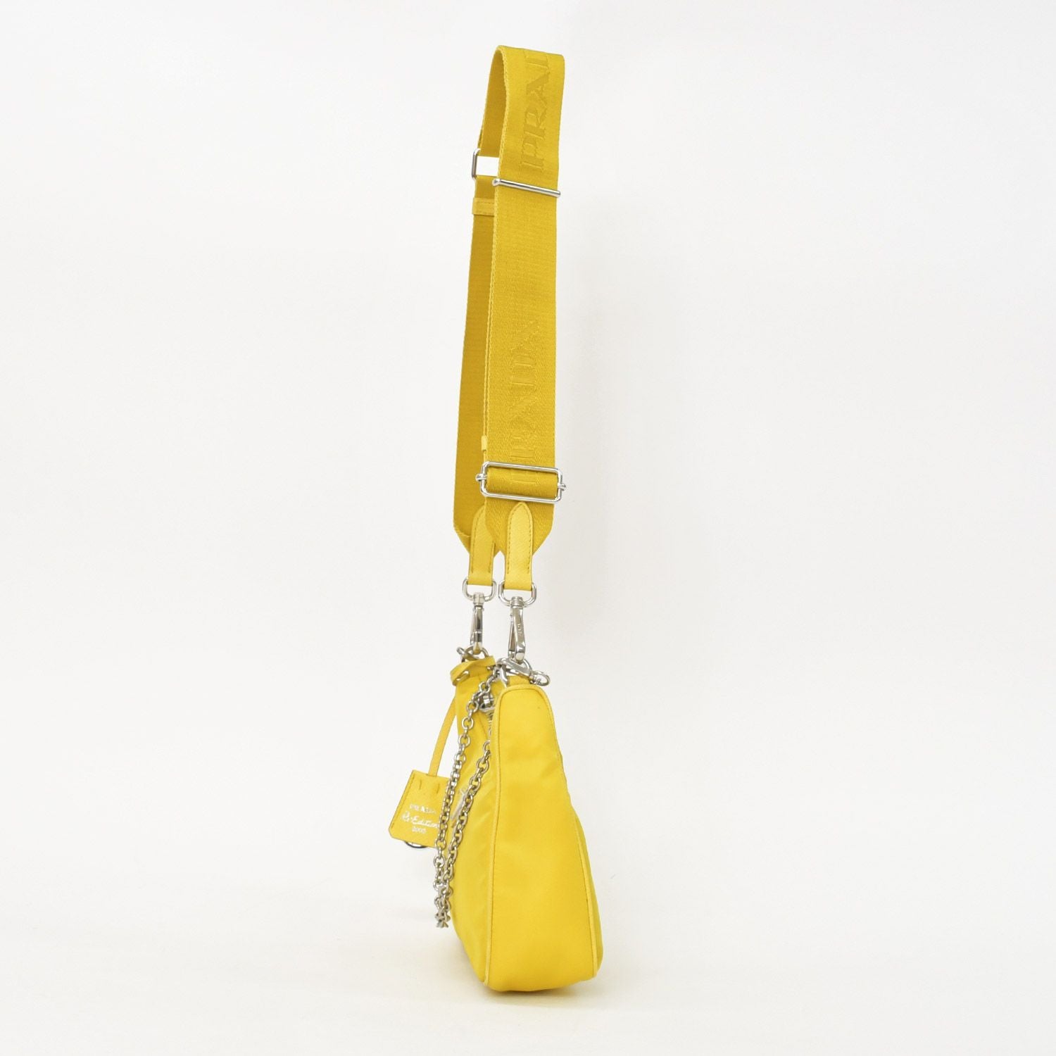 Prada Shoulder Bag Re Edition 2005 Re-Nylon 2-Way Yellow — view 3