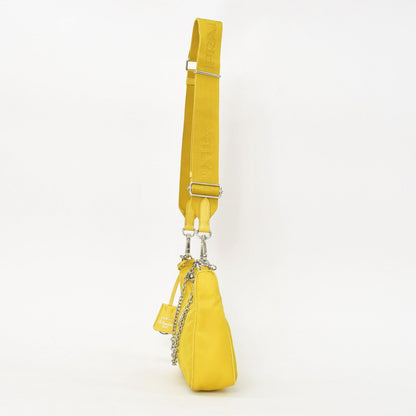 Prada Shoulder Bag Re Edition 2005 Re-Nylon 2-Way Yellow — view 3