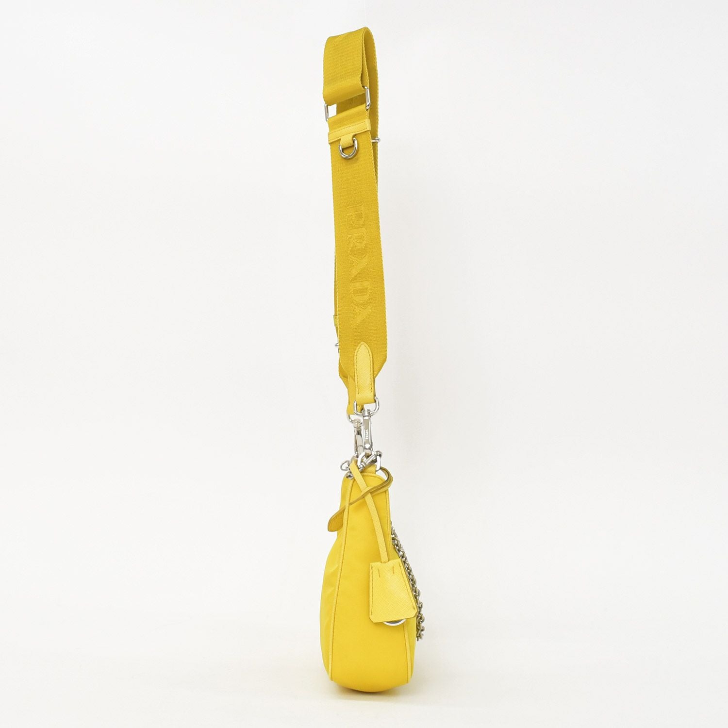 Prada Shoulder Bag Re Edition 2005 Re-Nylon 2-Way Yellow — view 5