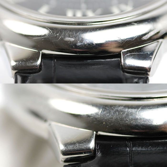 Cartier Baron Blue Chronograph Watch Automatic — view 7