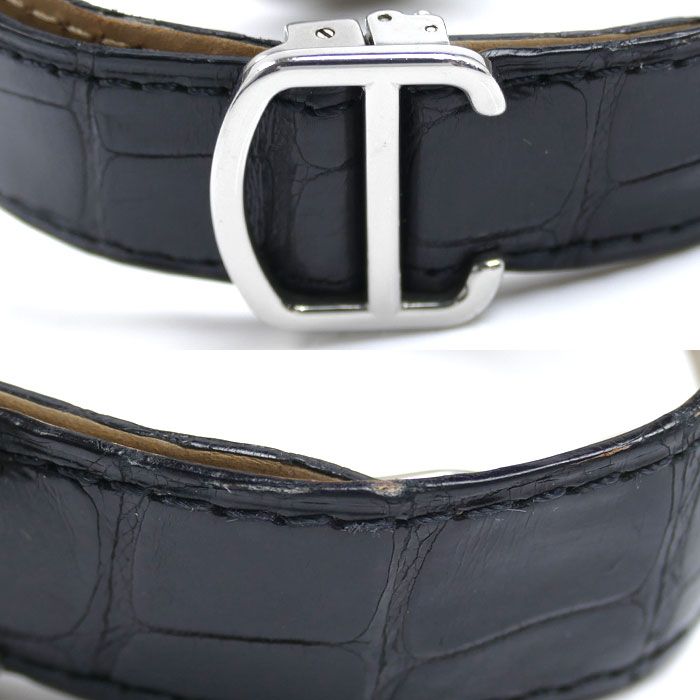 Cartier Baron Blue Chronograph Watch Automatic — view 6