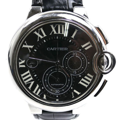 Cartier Baron Blue Chronograph Watch Automatic