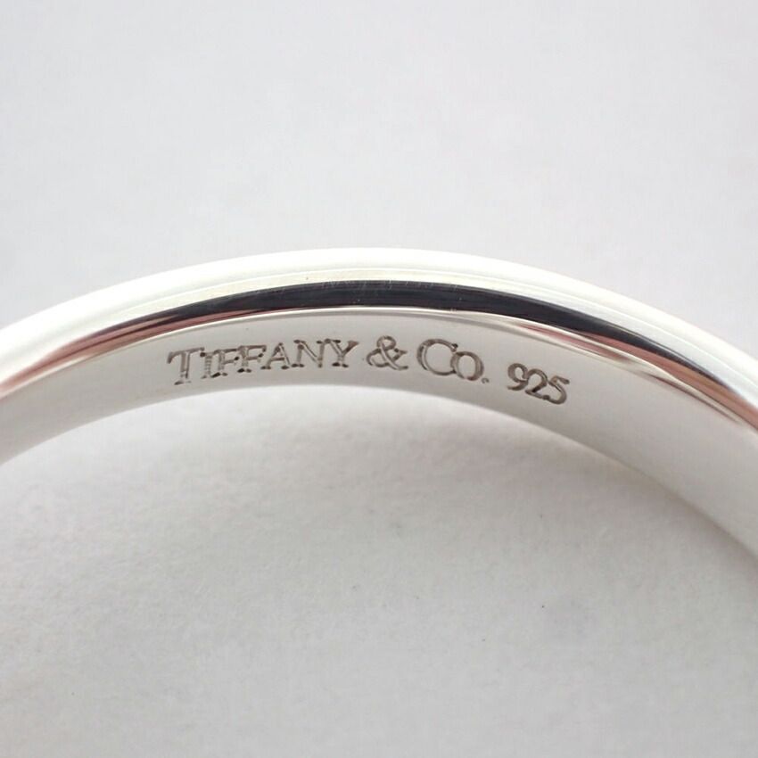 Tiffany & Co 925 Diamond Open Heart Ring — view 7