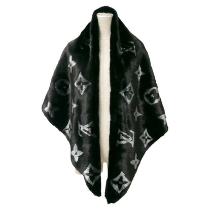 Louis Vuitton Monogram Mink Cape Fur