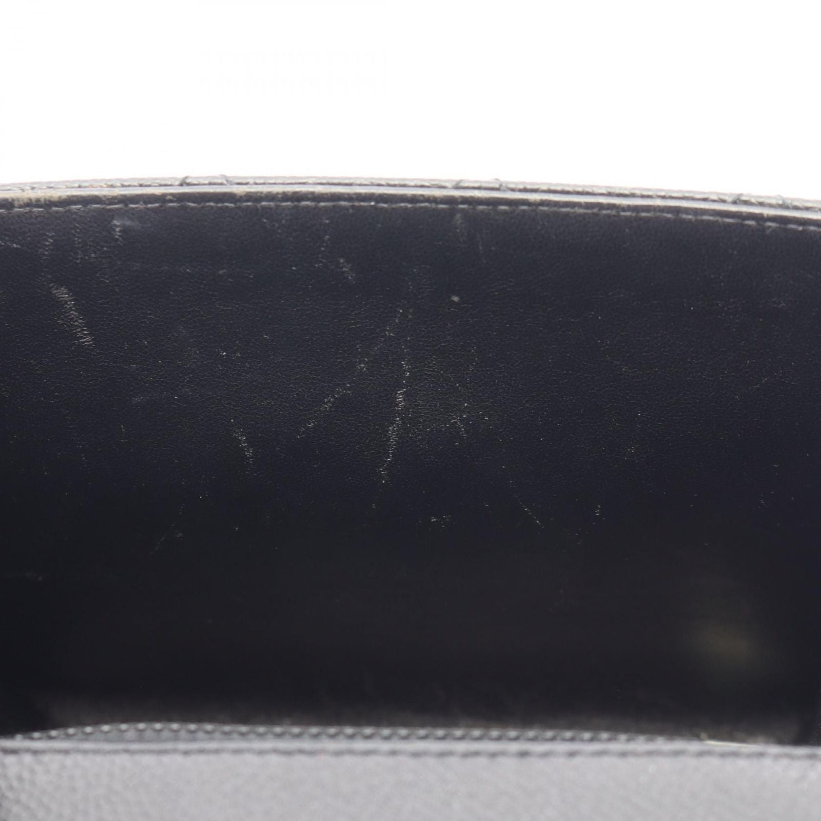 Chanel Handbag 2.55 Quilted Top Handle Black Calf Bag — view 6