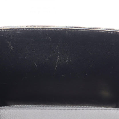 Chanel Handbag 2.55 Quilted Top Handle Black Calf Bag — view 6