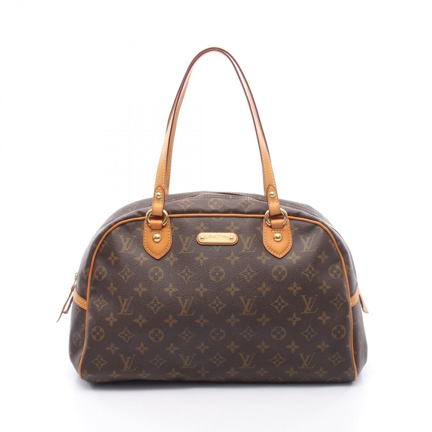 Louis Vuitton Shoulder Bag Montorgueil GM Canvas Leather