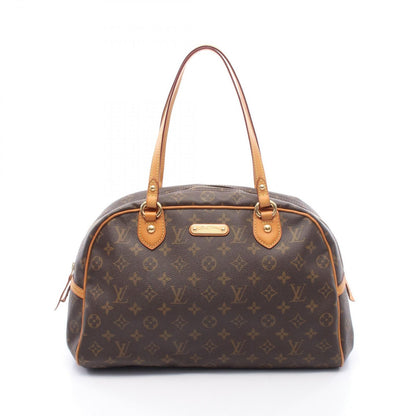 Louis Vuitton Shoulder Bag Montorgueil GM Canvas Leather