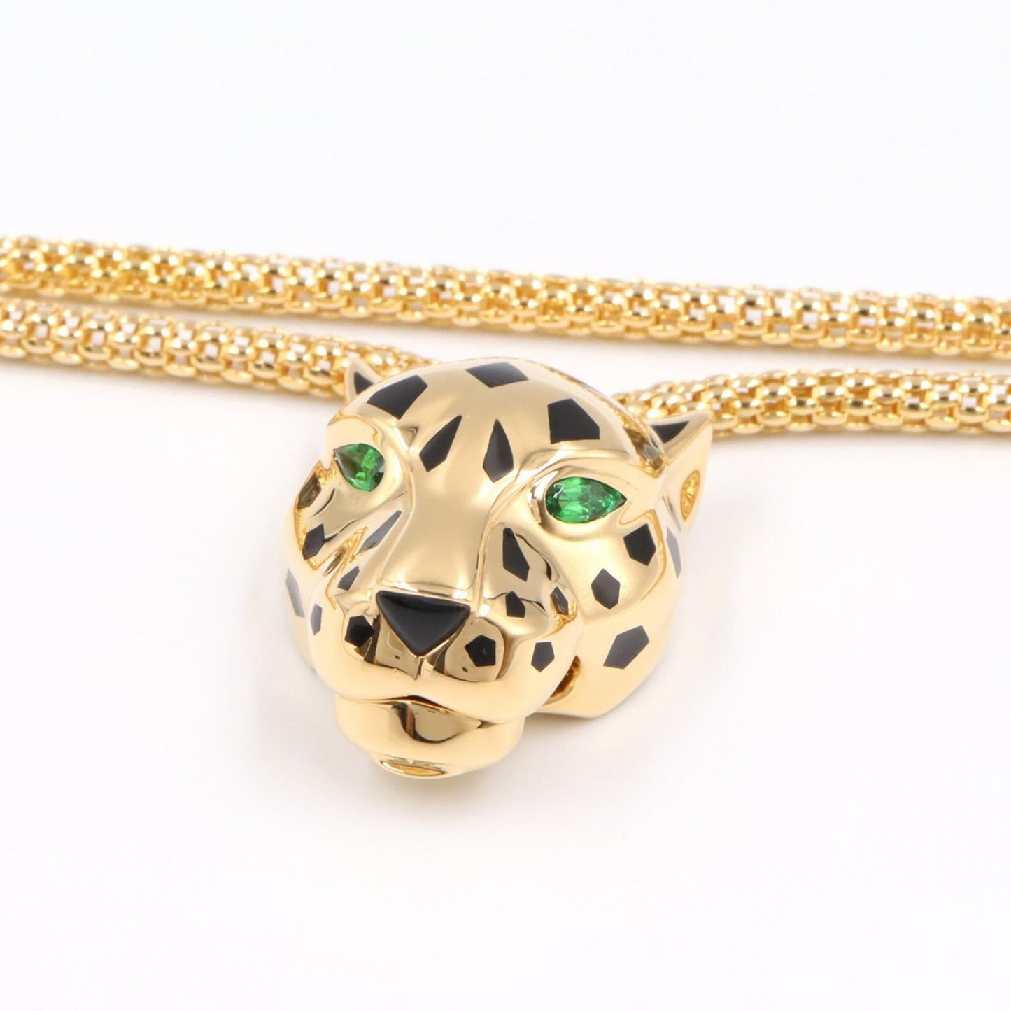 Cartier Necklace Panthere de Cartier Tsavorite Diamond Onyx 65 cm 18k — view 4