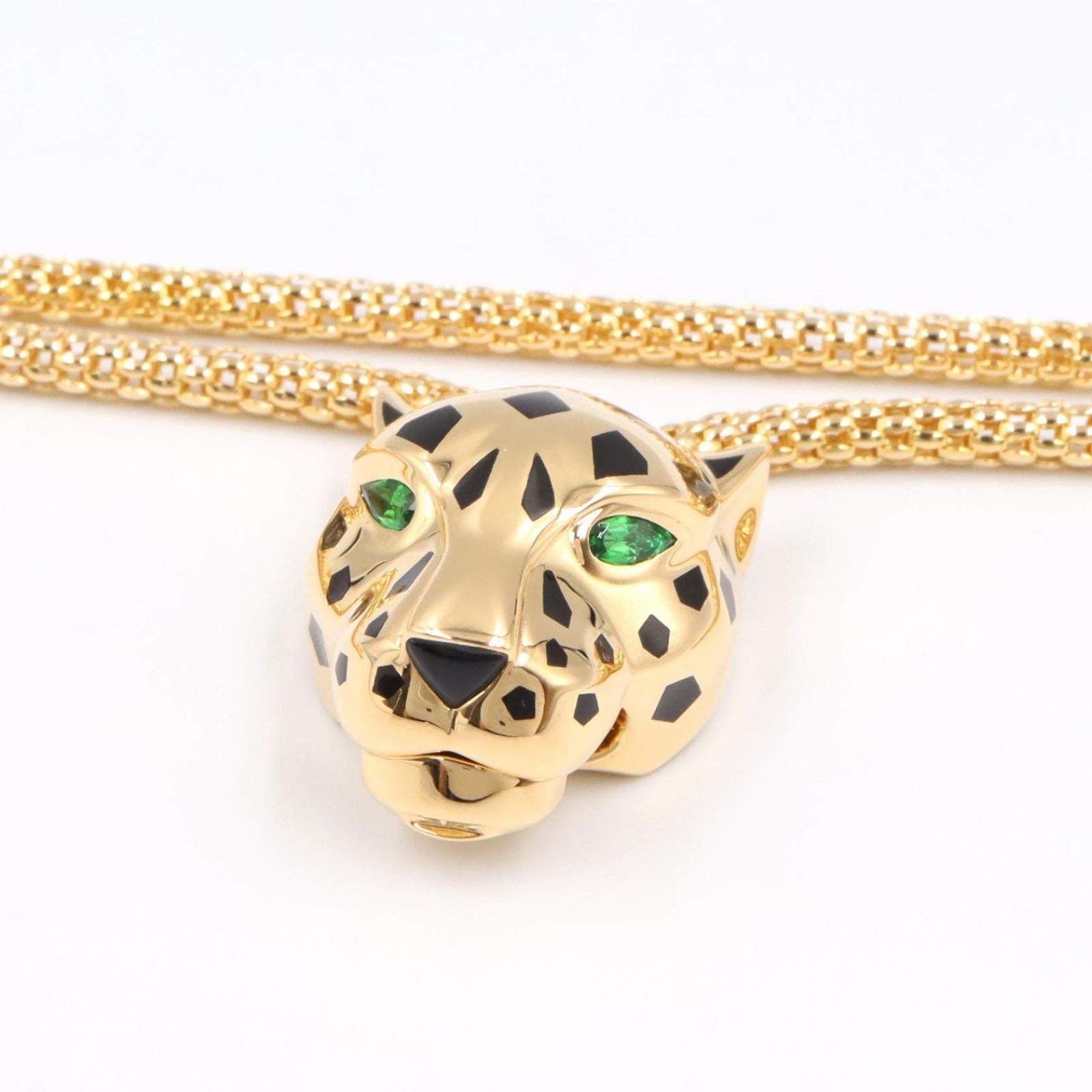 Cartier Necklace Panthere de Cartier Tsavorite Diamond Onyx 65 cm 18k — view 4