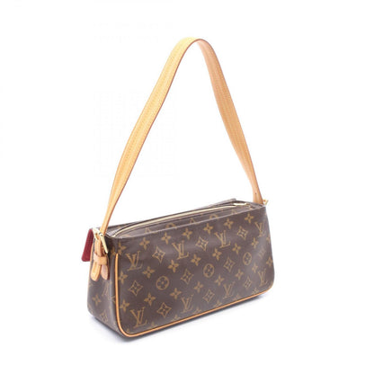 Louis Vuitton Shoulder Bag Viva City MM Canvas Leather — view 2