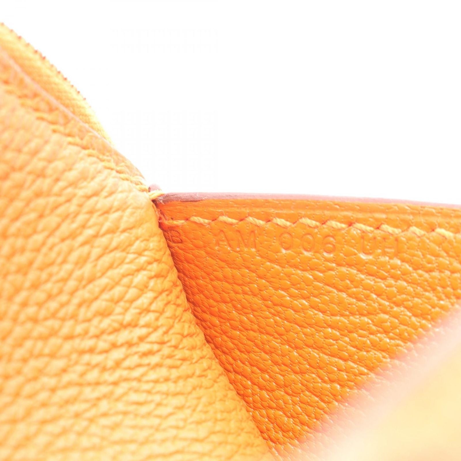 Hermes Clutch Cabas Vertiju 24 Orange Leather — view 5