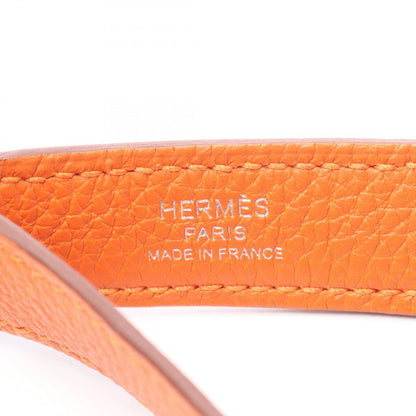 Hermes Clutch Cabas Vertiju 24 Orange Leather — view 4