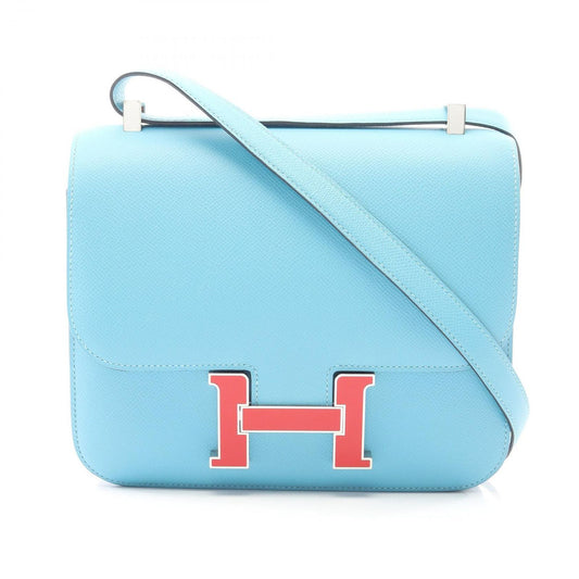 Hermes Shoulder Bag Constance 3 24 Blue Leather 3 24 Nol le Juc
