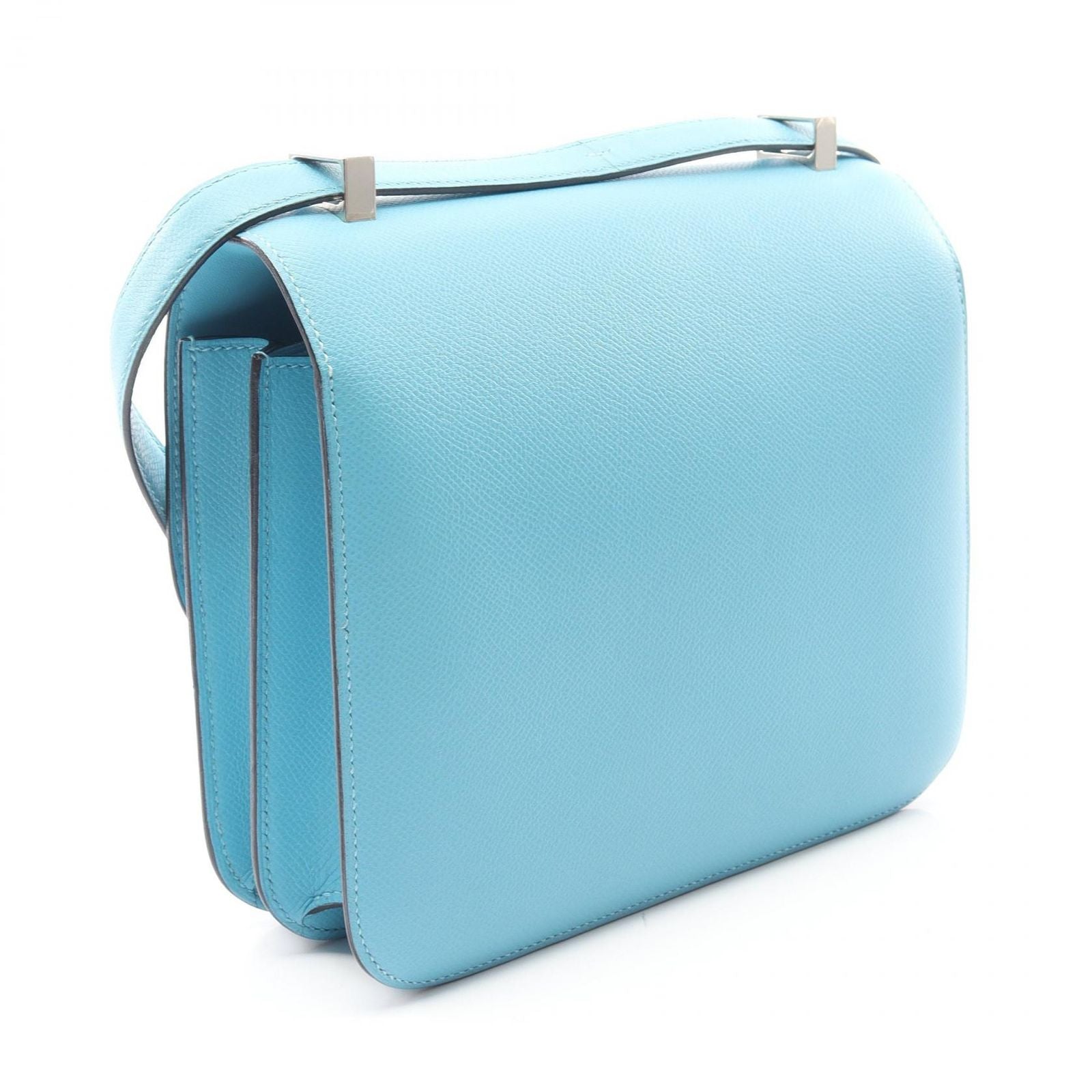 Hermes Shoulder Bag Constance 3 24 Blue Leather 3 24 Nol le Juc — view 2