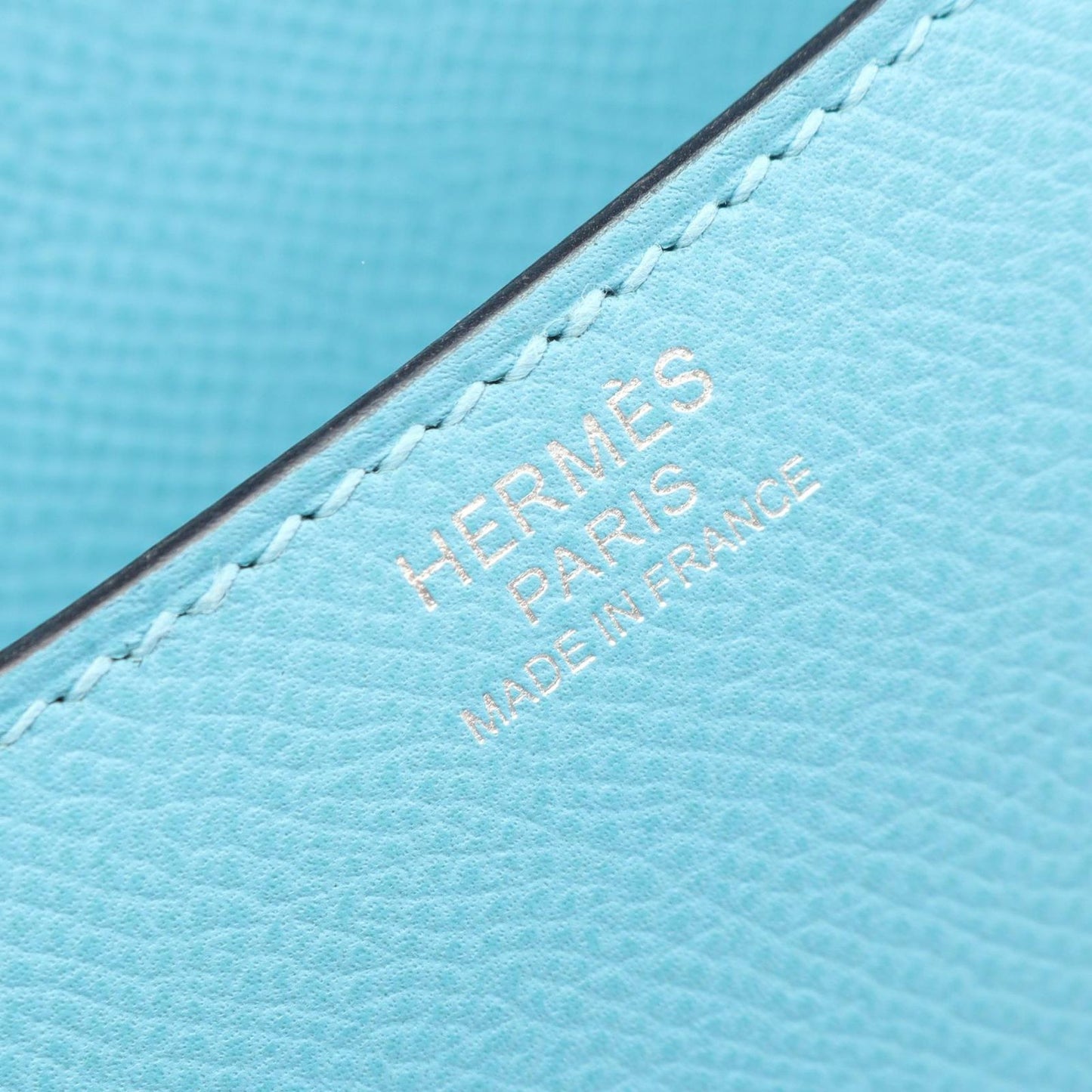 Hermes Shoulder Bag Constance 3 24 Blue Leather 3 24 Nol le Juc — view 4