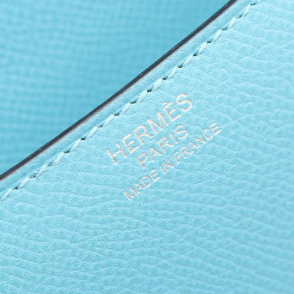 Hermes Shoulder Bag Constance 3 24 Blue Leather 3 24 Nol le Juc — view 4