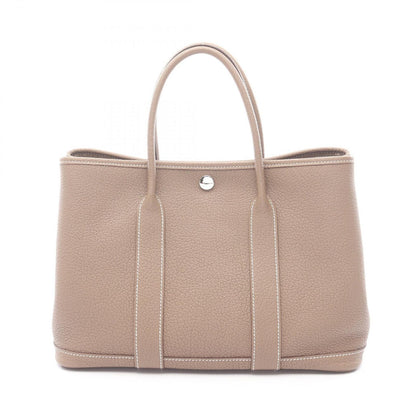 Hermes Tote Garden Party TPM Etoupe Leather