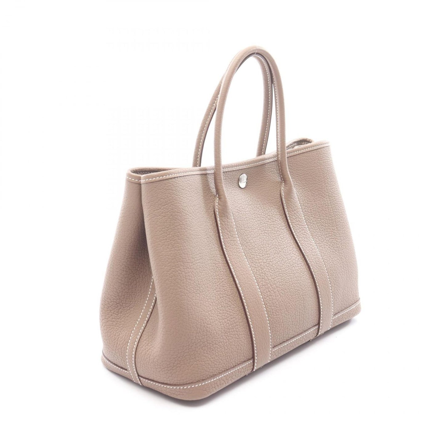 Hermes Tote Garden Party TPM Etoupe Leather — view 2