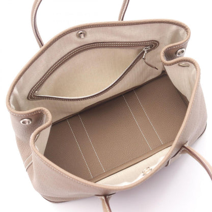 Hermes Tote Garden Party TPM Etoupe Leather — view 3