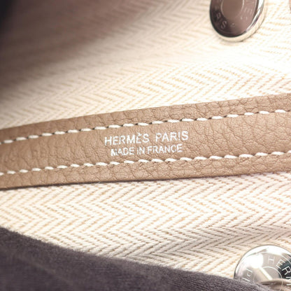 Hermes Tote Garden Party TPM Etoupe Leather — view 4