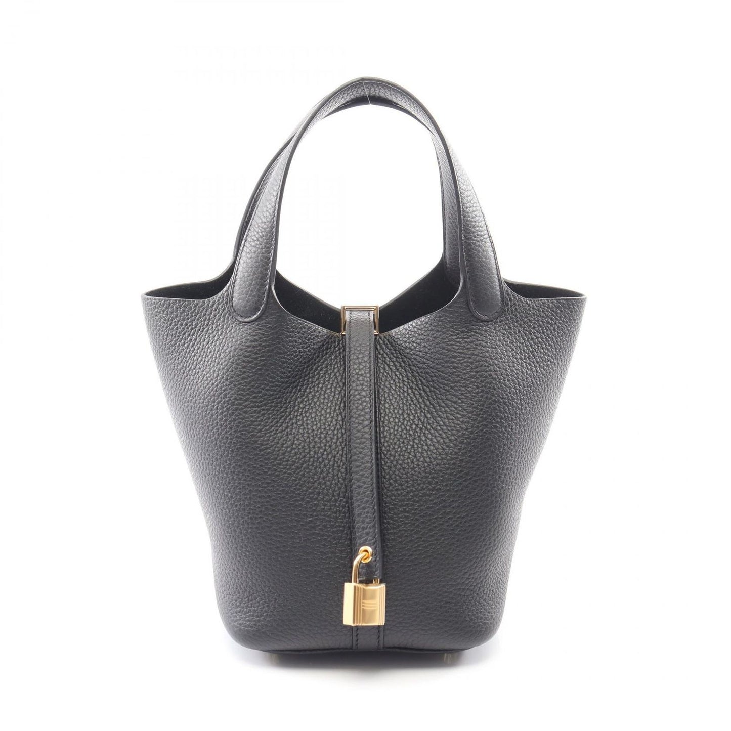 Hermes Handbag Picotin Lock PM Black Leather