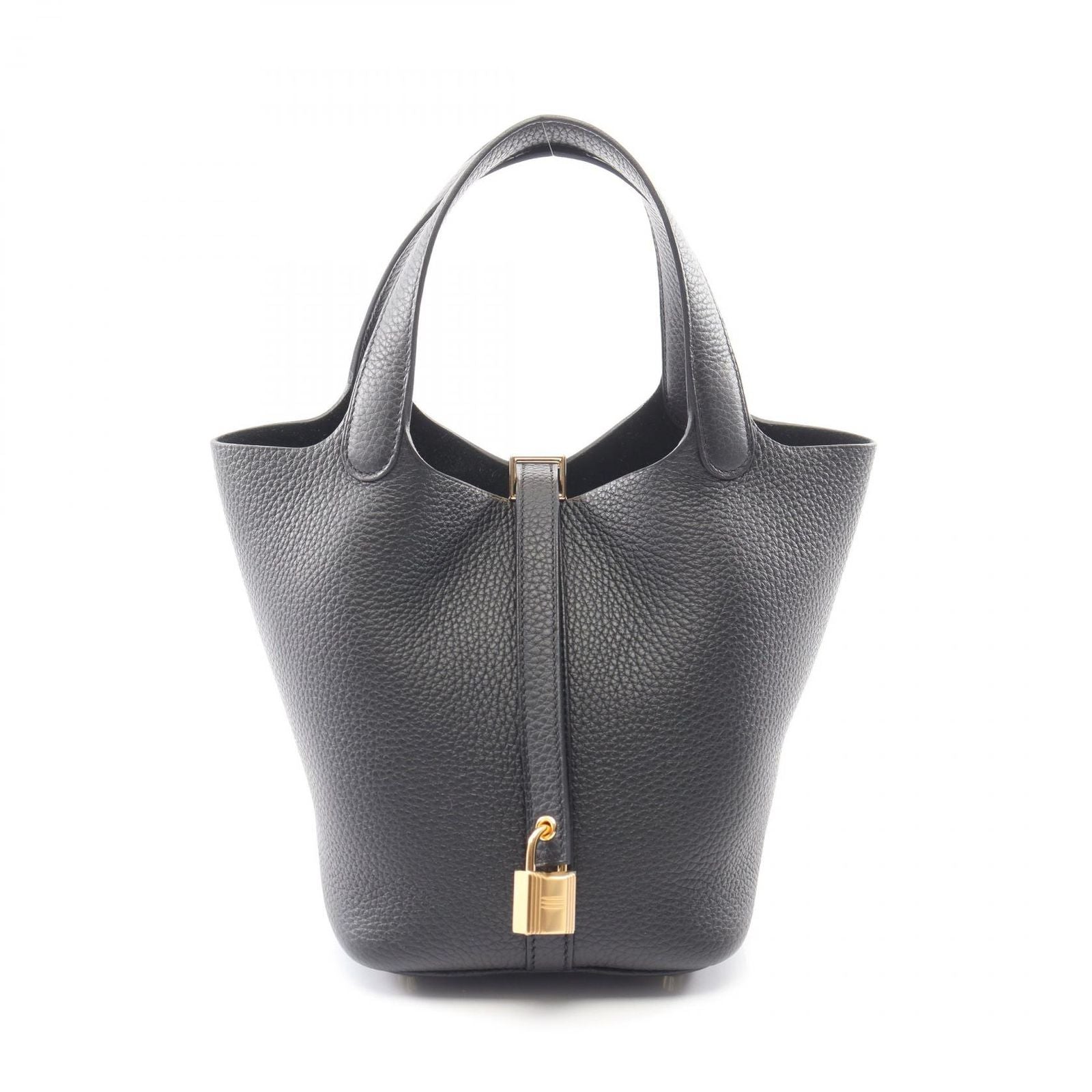 Hermes Handbag Picotin Lock PM Black Leather