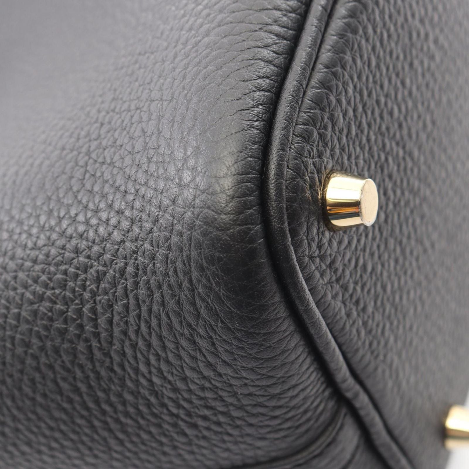 Hermes Handbag Picotin Lock PM Black Leather — view 6