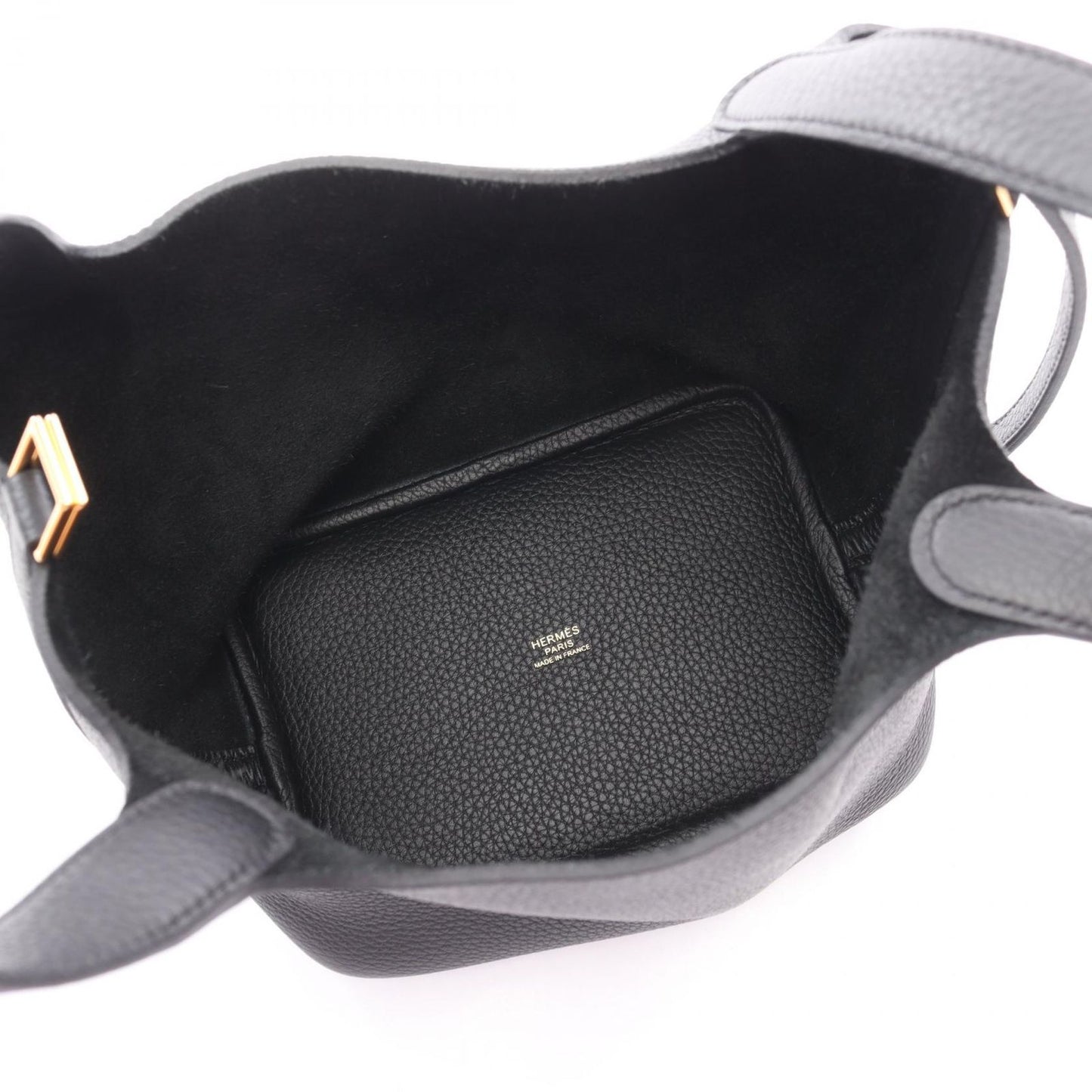 Hermes Handbag Picotin Lock PM Black Leather — view 3