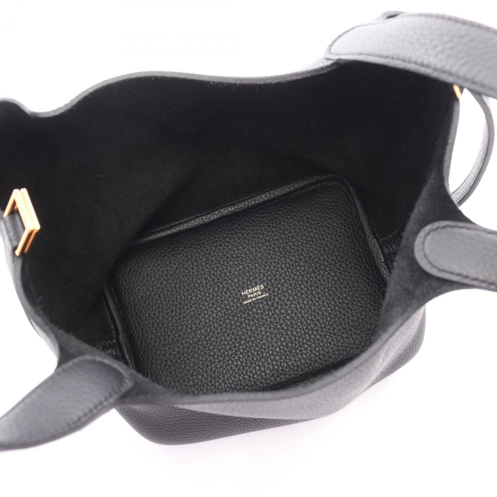 Hermes Handbag Picotin Lock PM Black Leather — view 3