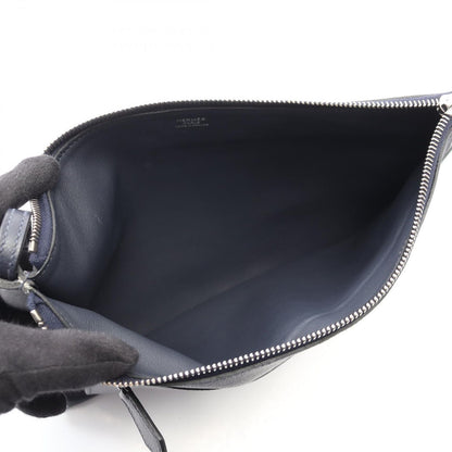 Hermes Shoulder Bag Ultra Plastic GM Blue New — view 3