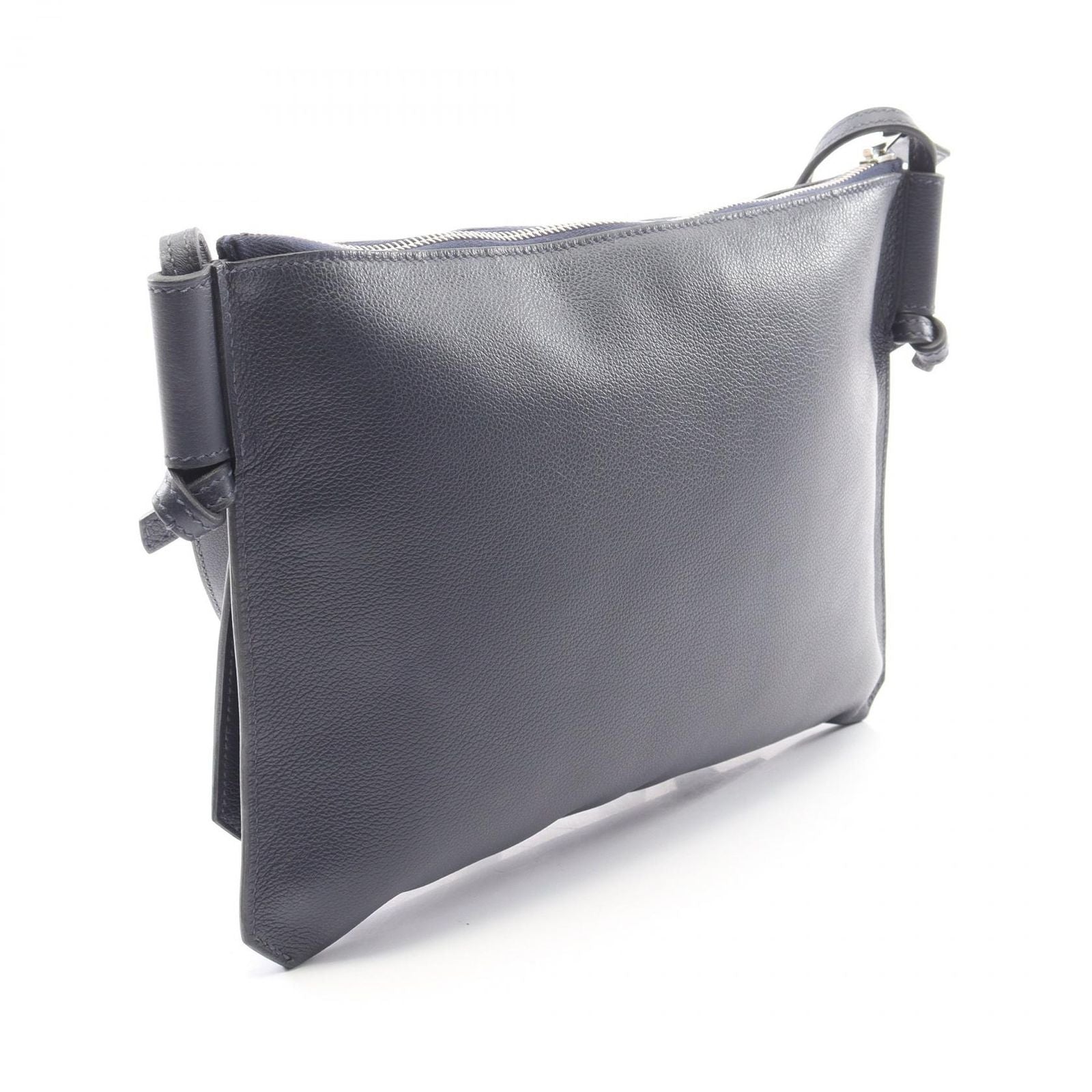 Hermes Shoulder Bag Ultra Plastic GM Blue New — view 2