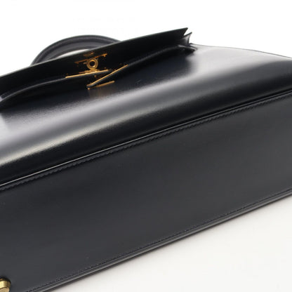 Hermes Handbag Kelly 28 Sellier 2-Way Blue Indigo Calf — view 9